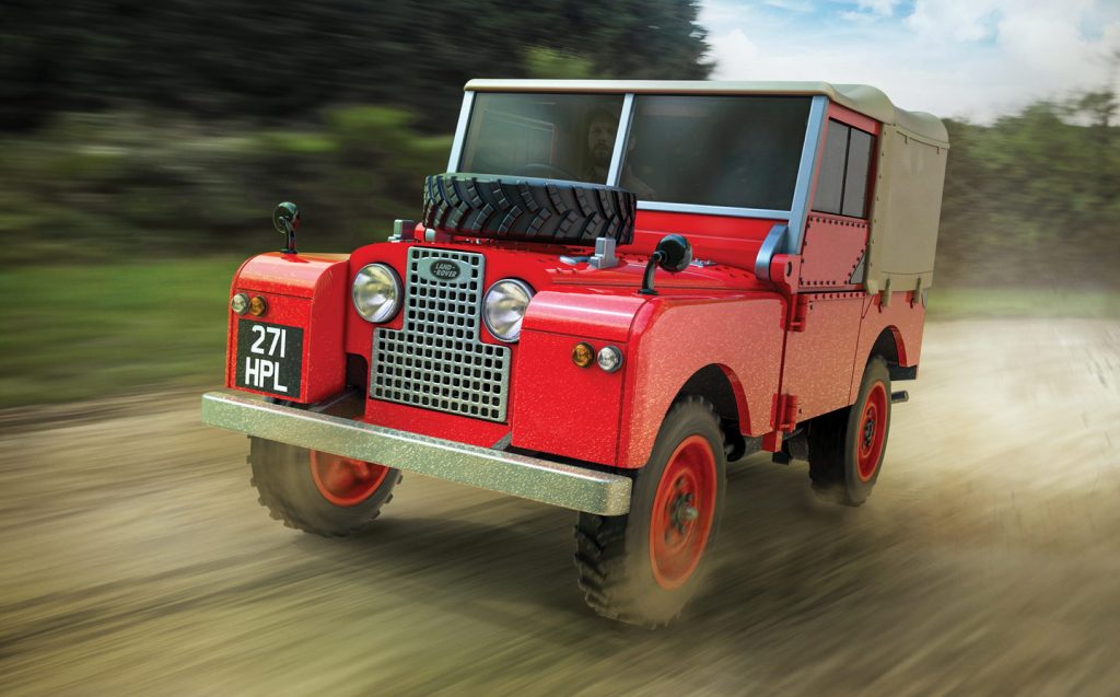 Scalextric Land Rover Series 1, Poppy Red (C4493)