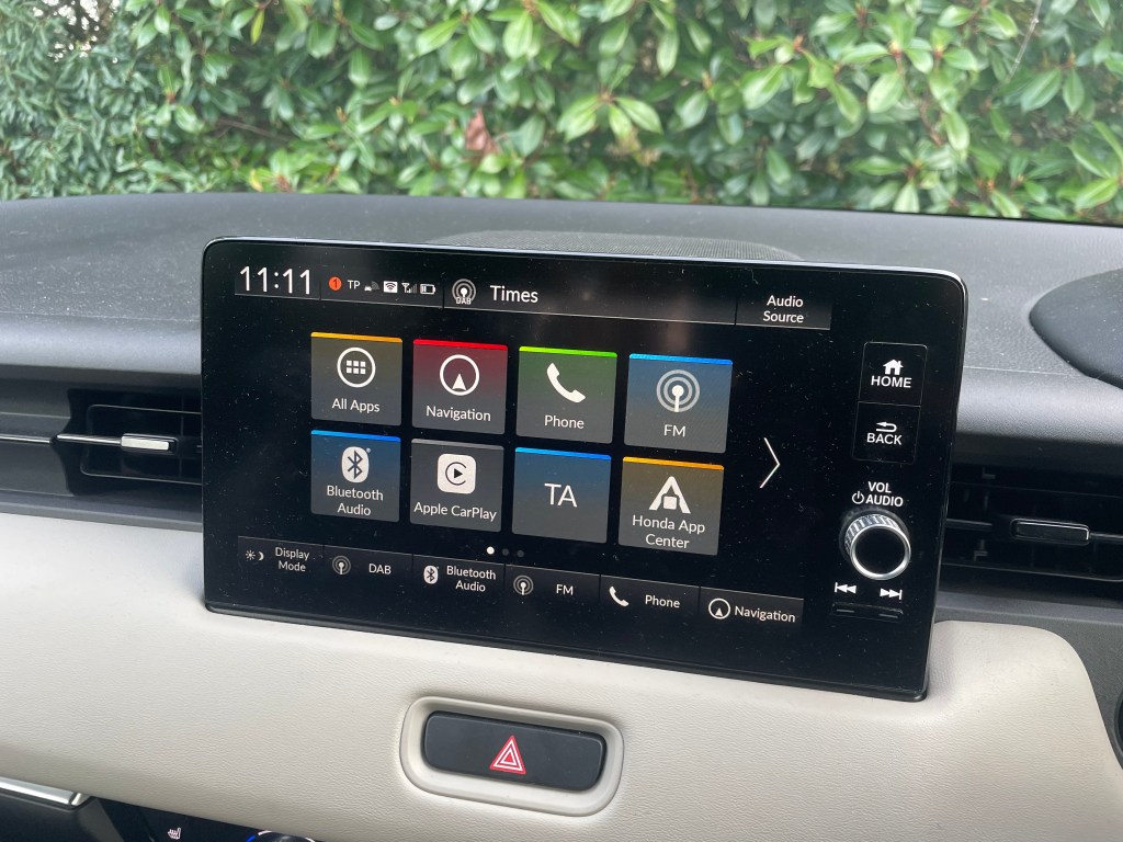 2023 Honda HR-V infotainment stereo touchscreen.