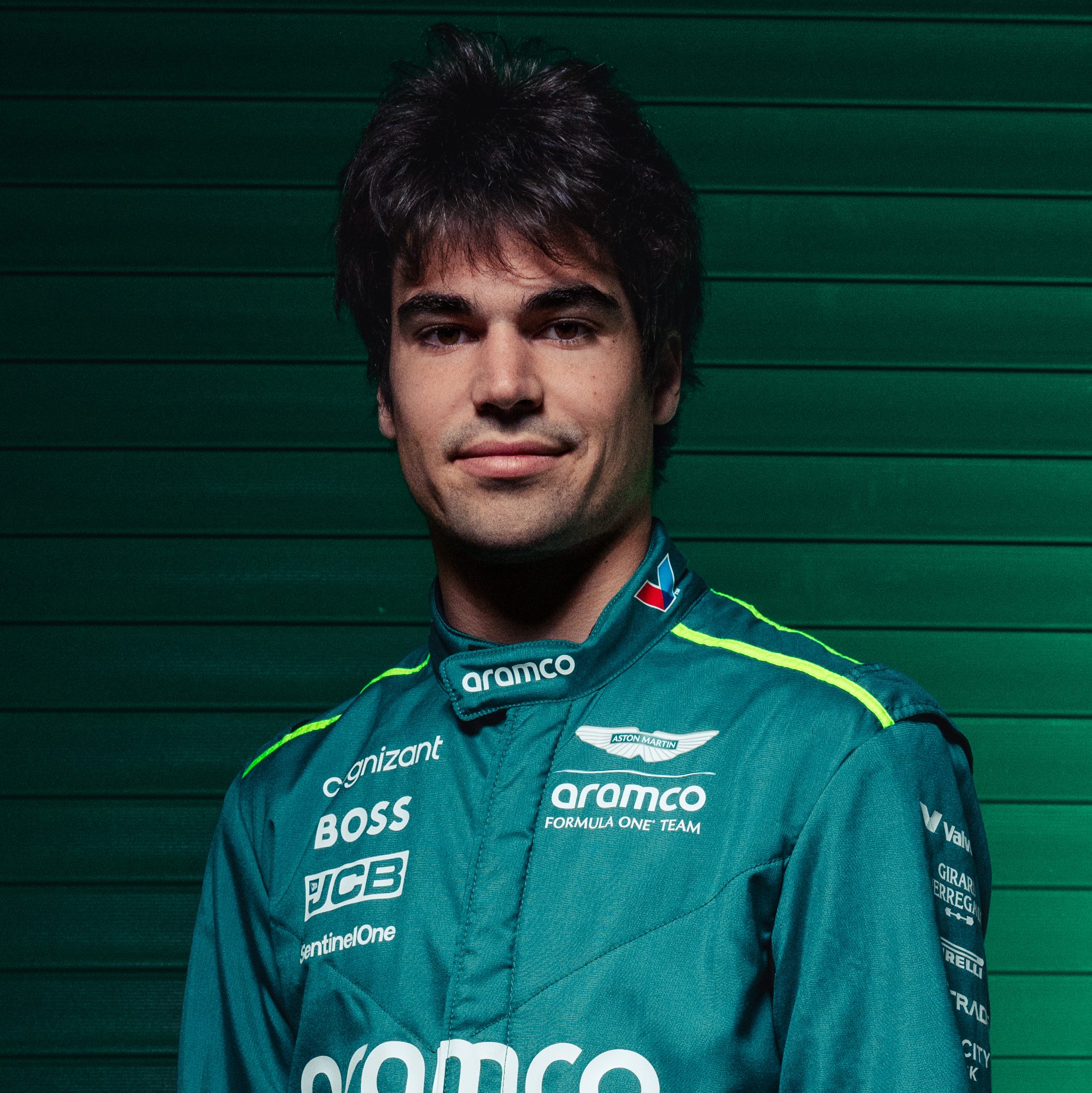 Lance Stroll in race suit portrait ahead of 2024 Aston Martin F1 season