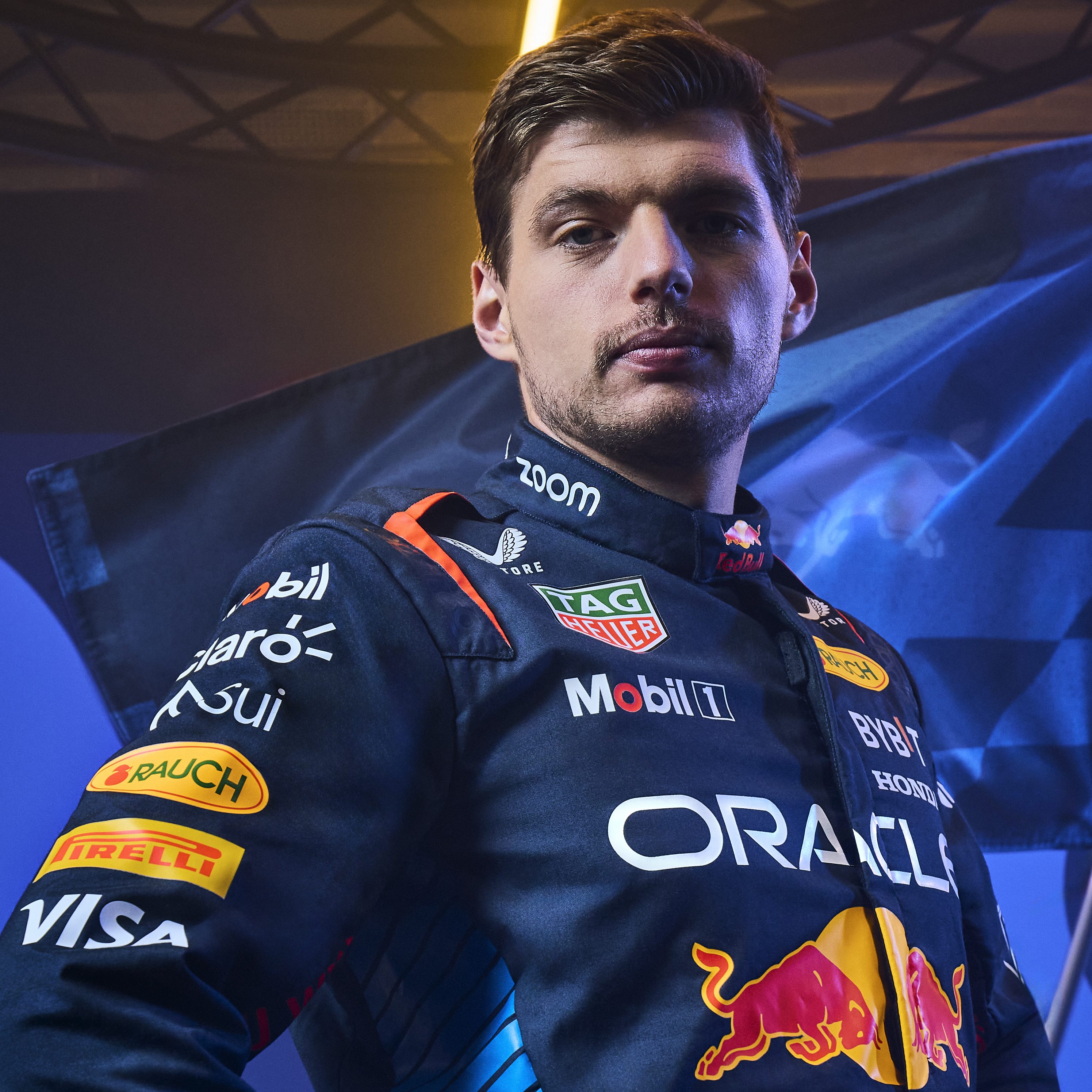 Max Verstappen poses for a portrait during Red Bull Racing 2024 Season Launch RB20 in London, UK on January 30, 2024 // Will Cornelius / Content Pool // SI202402140479 // Usage for editorial use only //