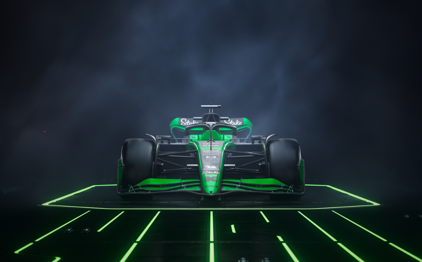 F1 2024 teams and drivers guide: Stake F1 car launch image