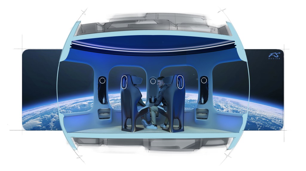 Frank Stephenson Design The Aurora capsule for Halo Space