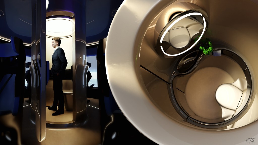 Frank Stephenson Design The Aurora capsule for Halo Space
