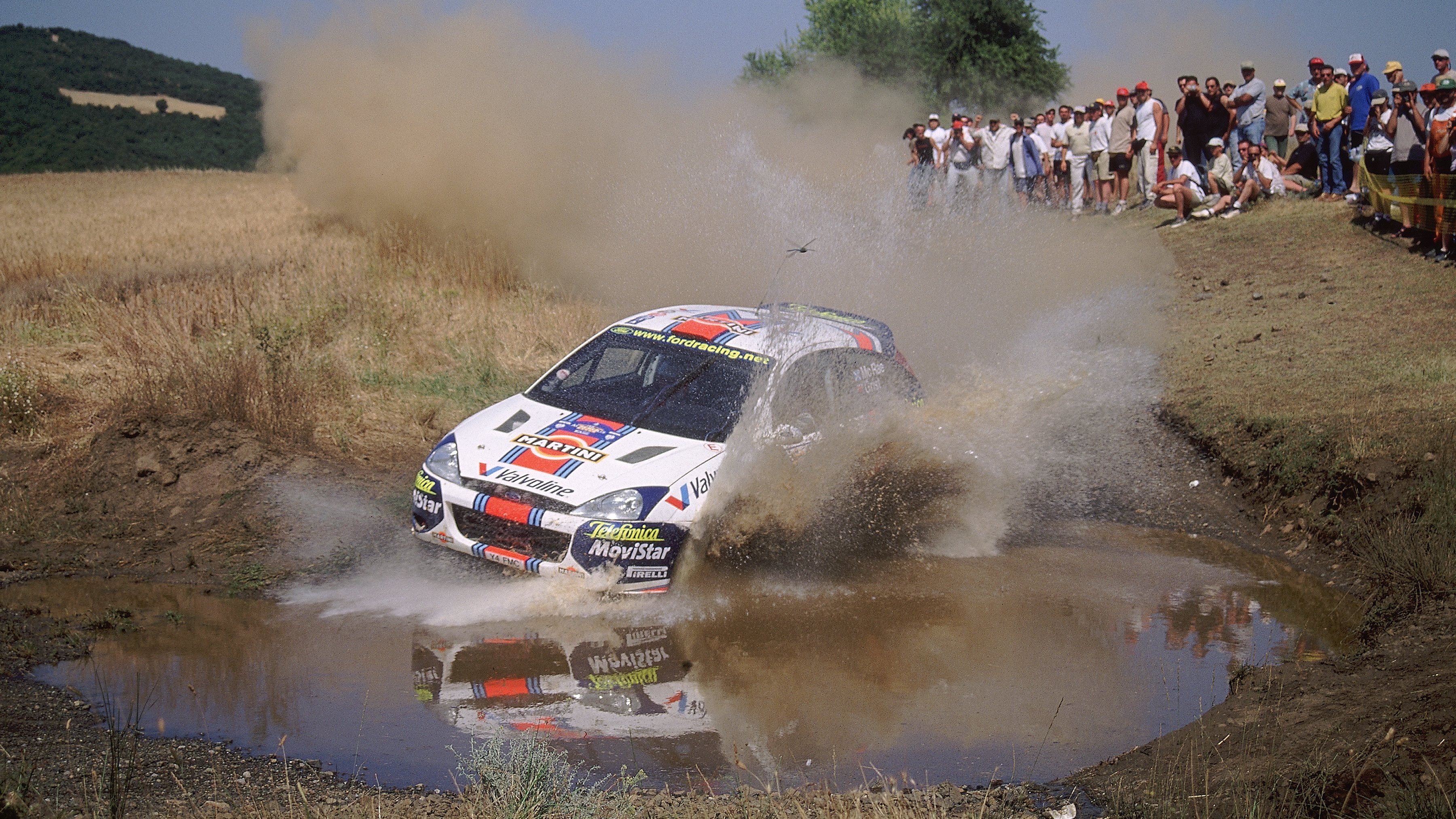 17 Jun 2001:  Ford Focus driver Colin McRae of Great Britain in action during the Acropolis World Rally Championships in Athens, Greece.  Mandatory Credit: Grazia Neri /Allsport