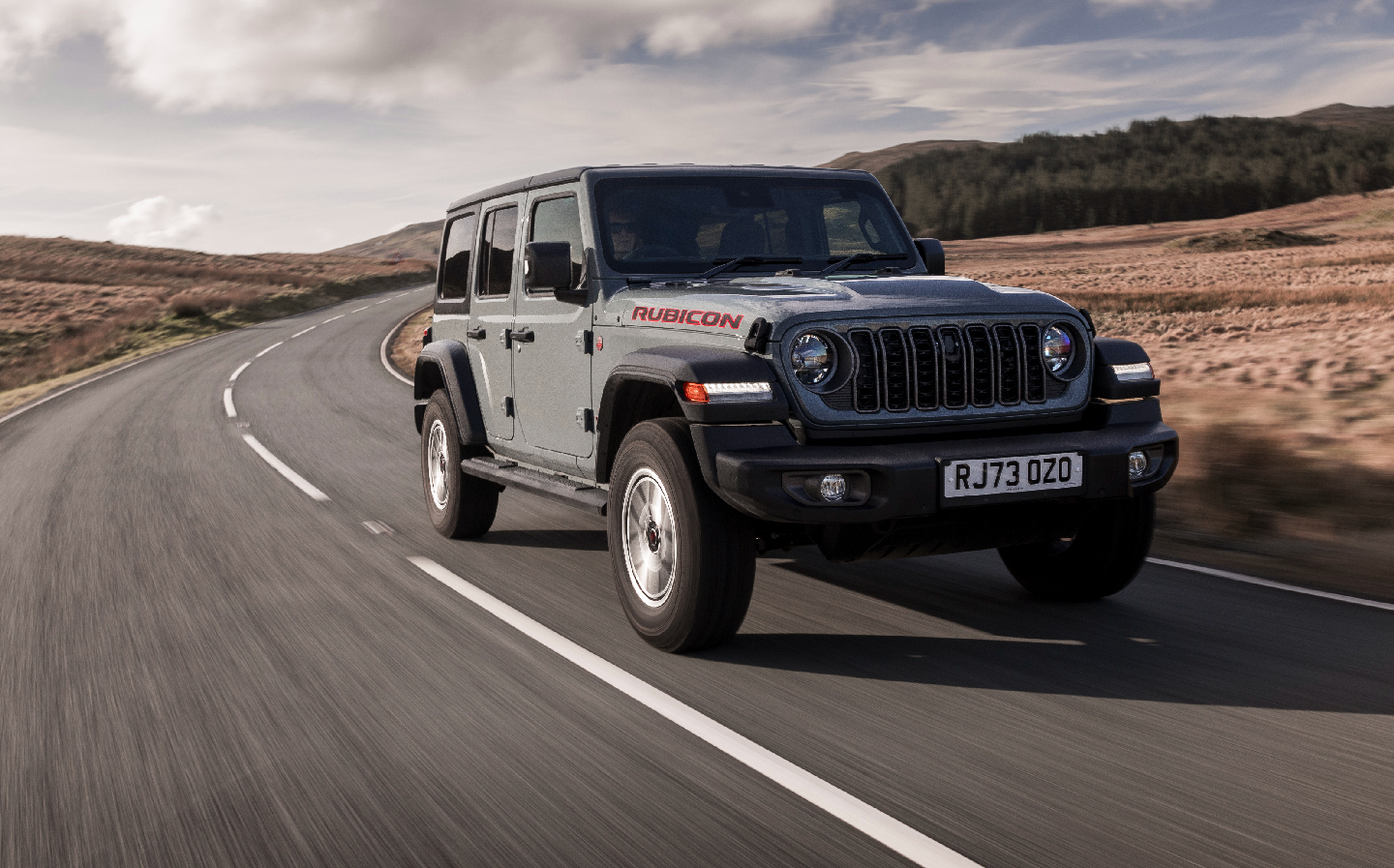 2024 Jeep Wrangler on road