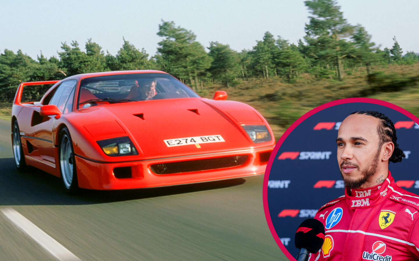 Hamilton Ferrari F40