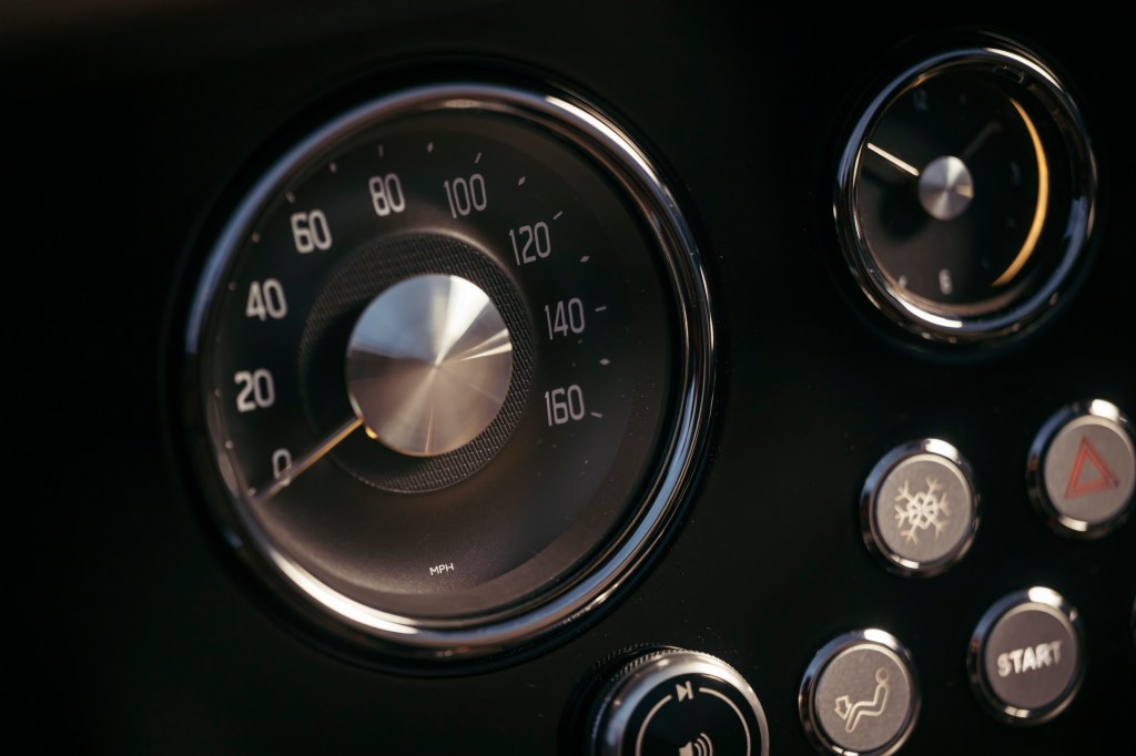 Morgan Supersport instruments and switchgear