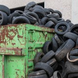 Worn tyres