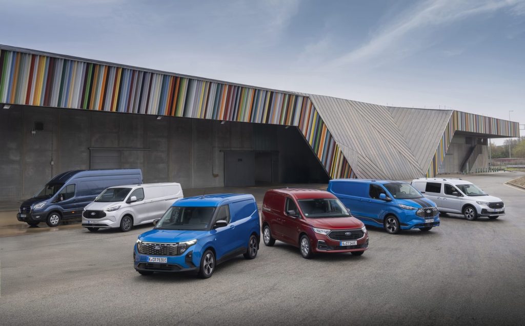 Ford's electrified van lineup