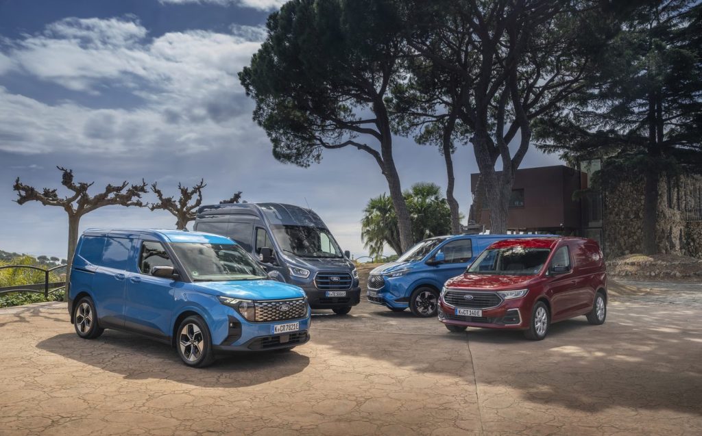 Ford's electrified van lineup