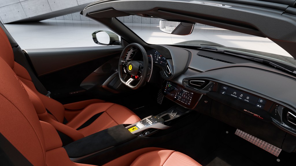 Ferrari 12Cilindri Spider interior