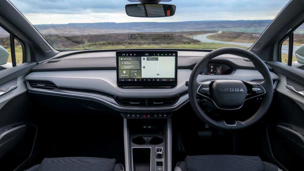 Skoda Elroq cabin interior dashboard