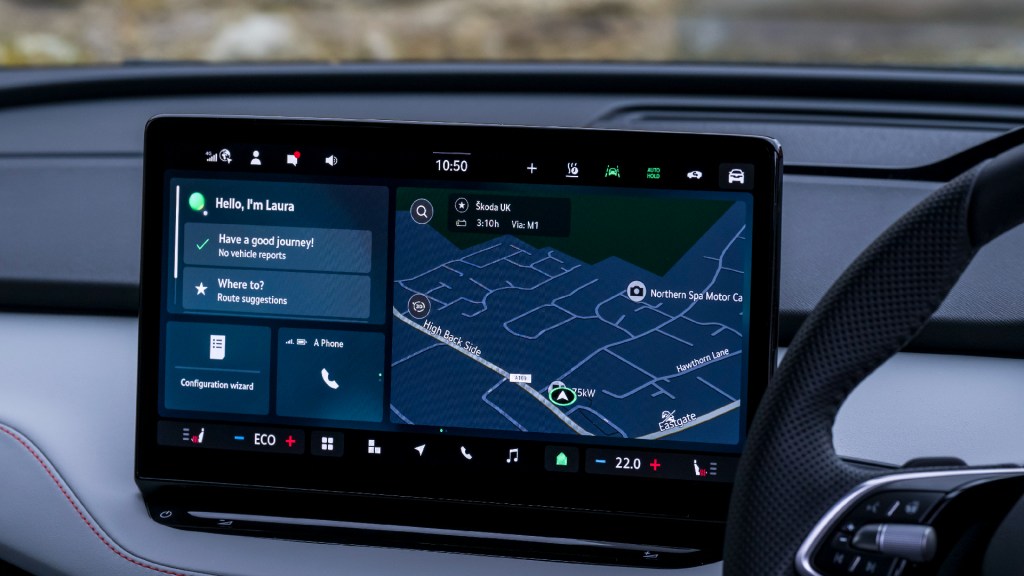 Skoda Elroq touchscreen