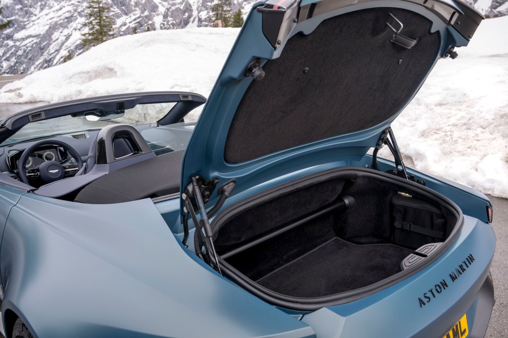 2025 Aston Martin Vantage Roadster boot trunk
