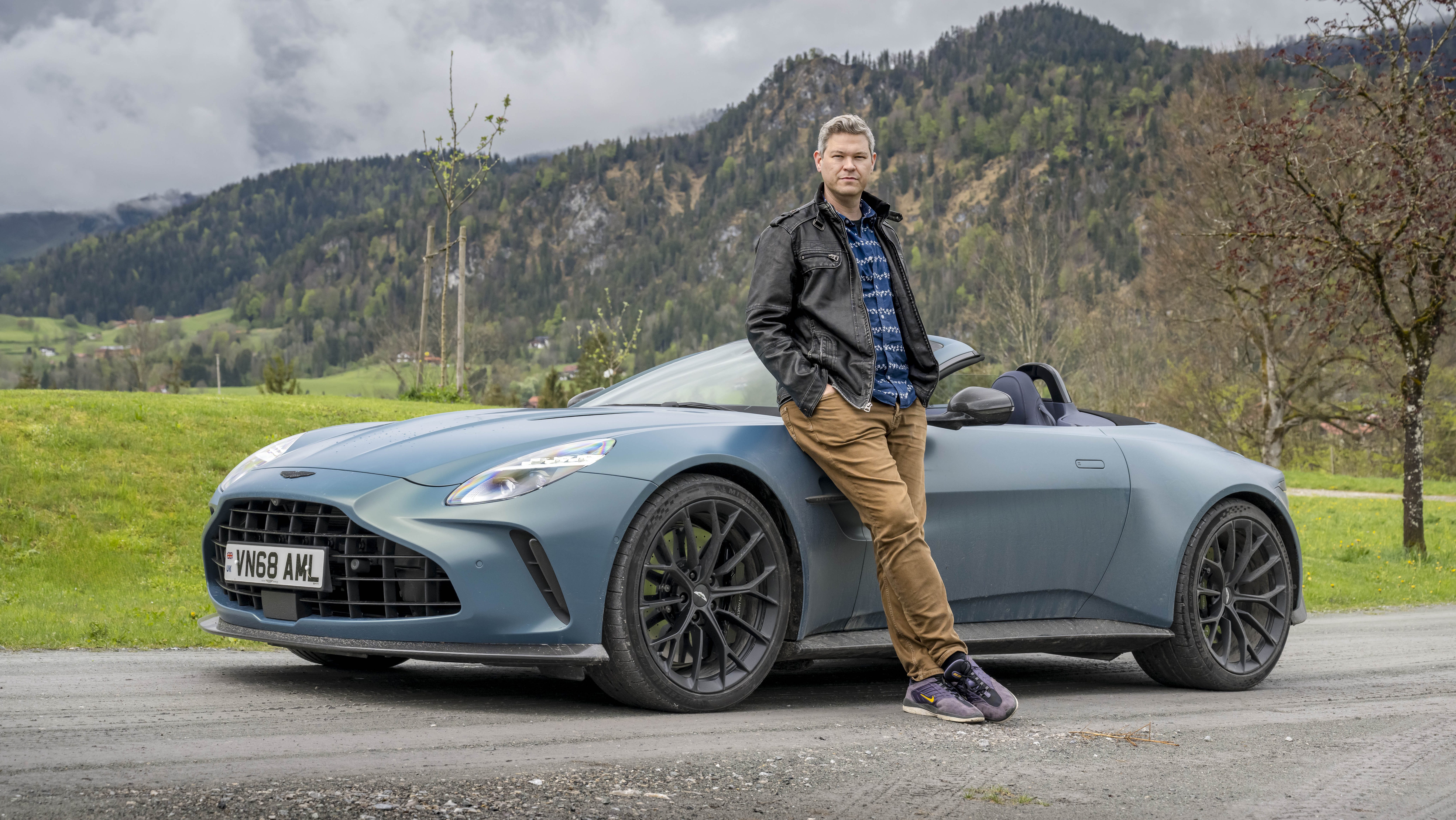 Will Dron with the Aston Martin Vantage Roadster